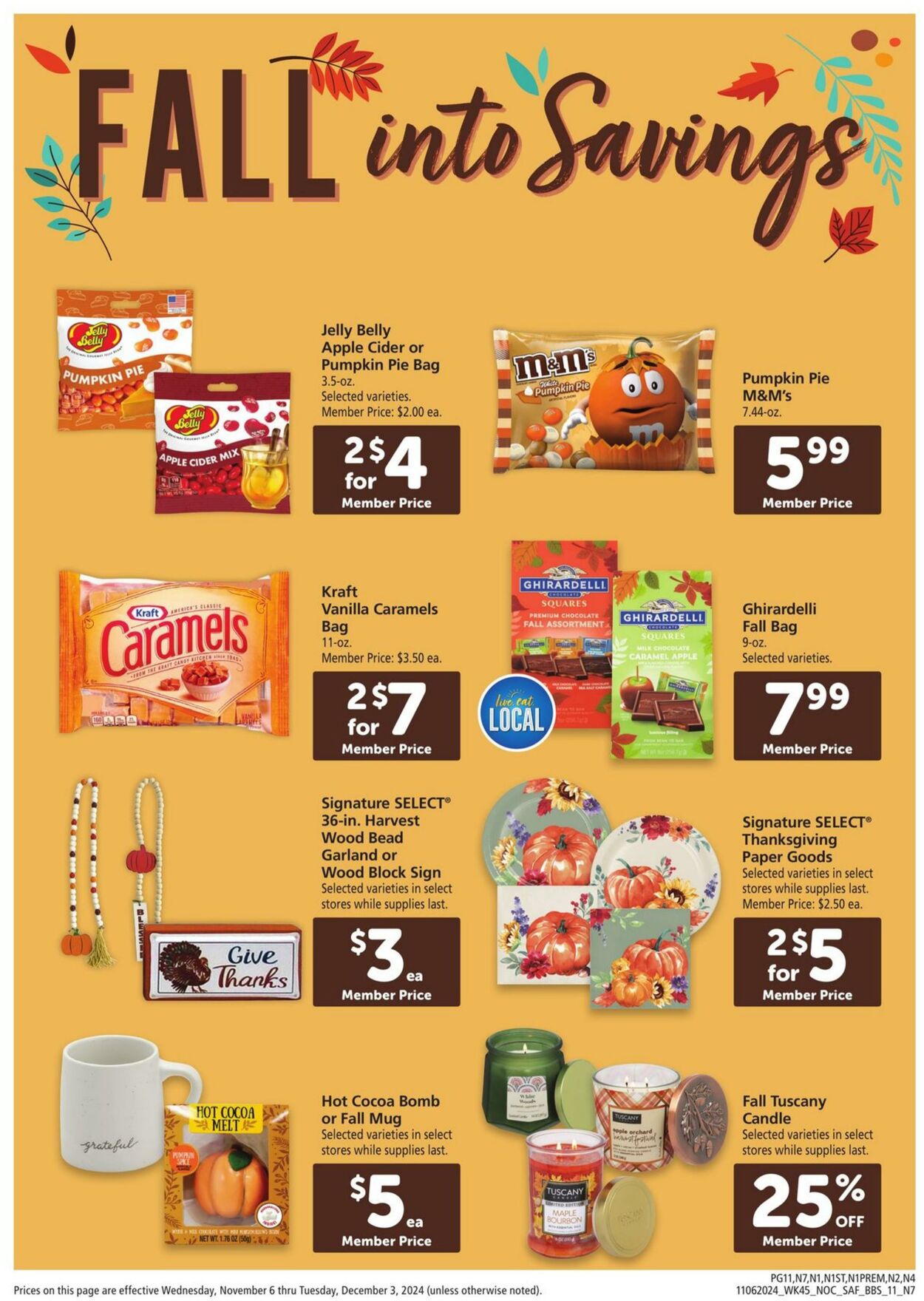 Weekly ad Safeway 11/06/2024 - 12/03/2024