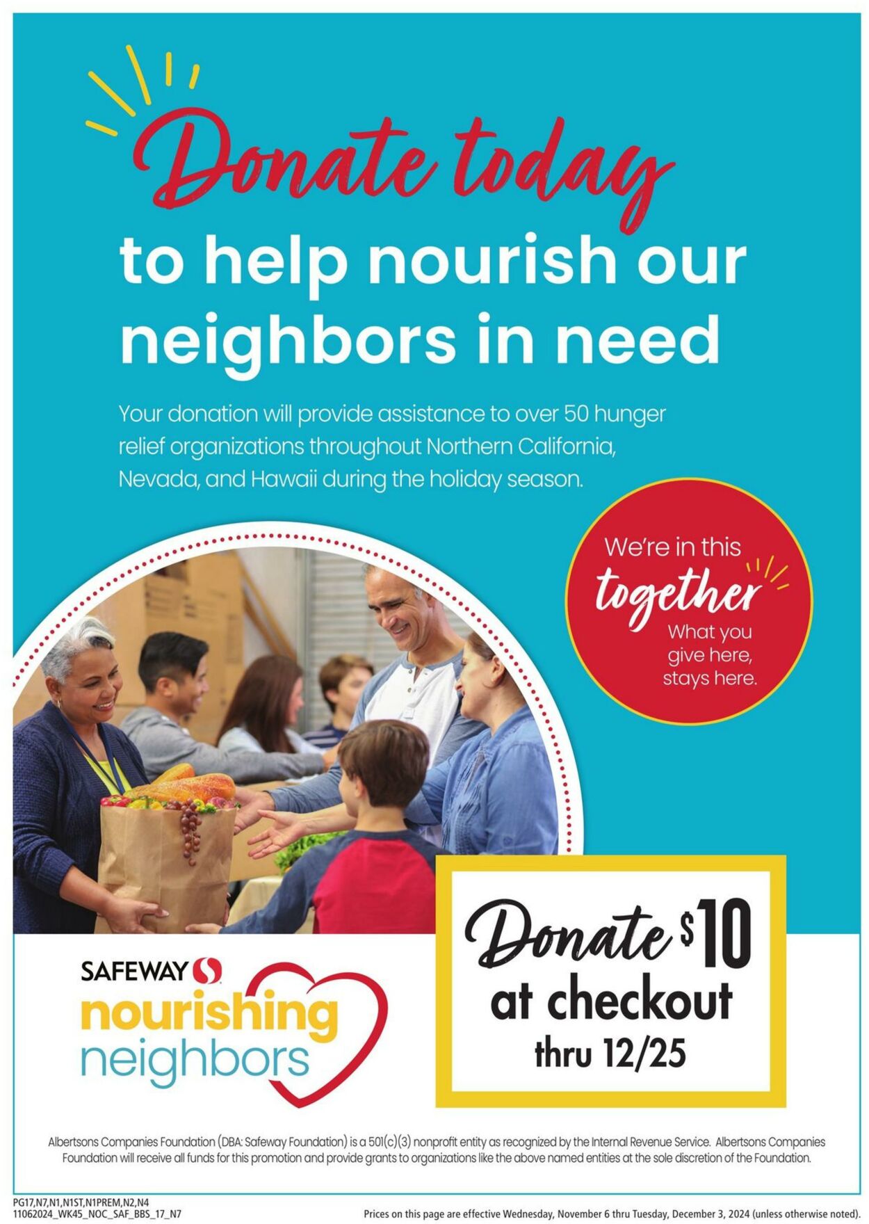 Weekly ad Safeway 11/06/2024 - 12/03/2024