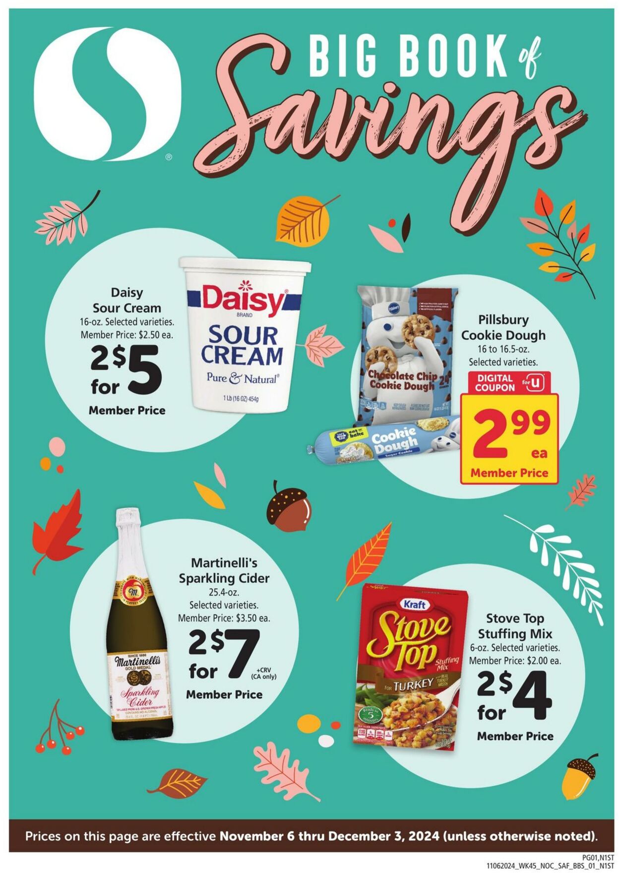 Weekly ad Safeway 11/06/2024 - 12/03/2024