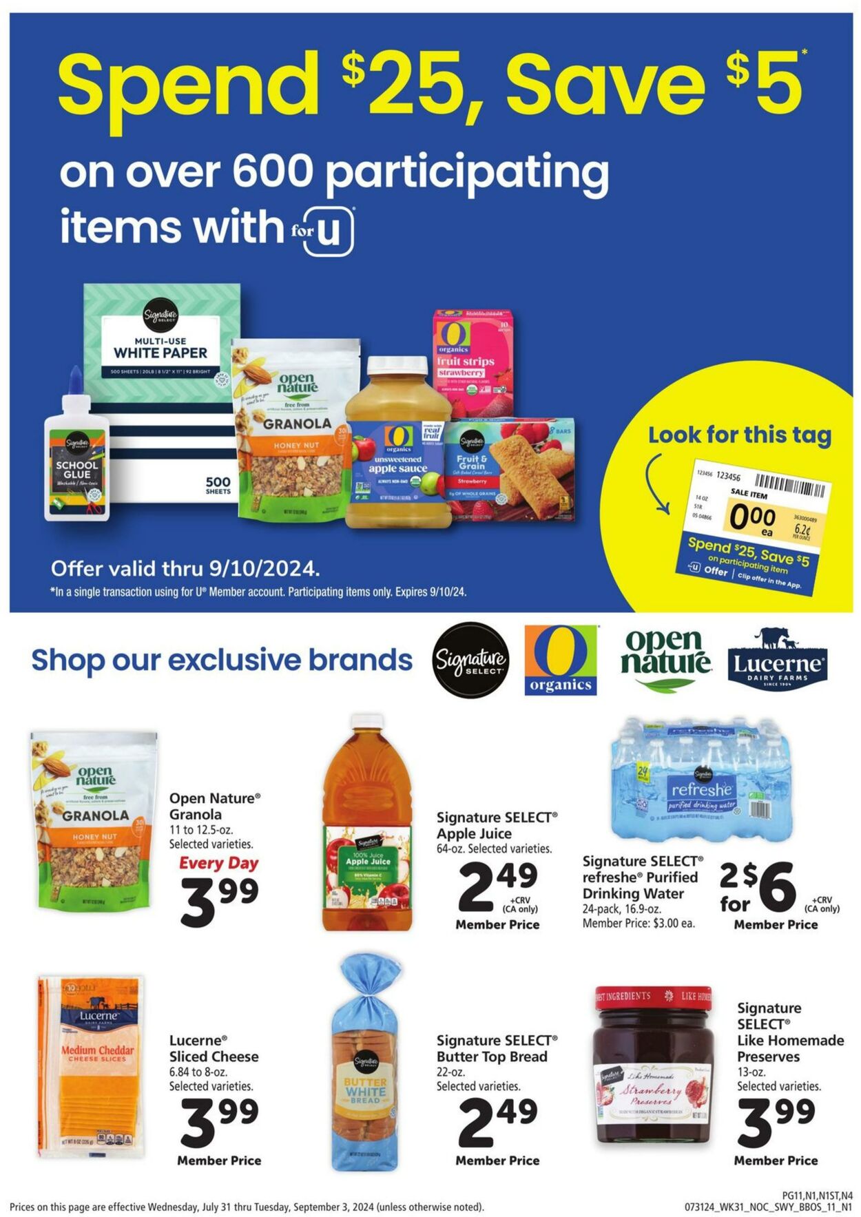 Weekly ad Safeway 07/31/2024 - 09/03/2024