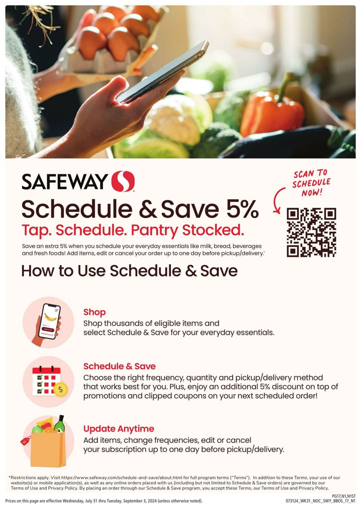 Weekly ad Safeway 07/31/2024 - 09/03/2024