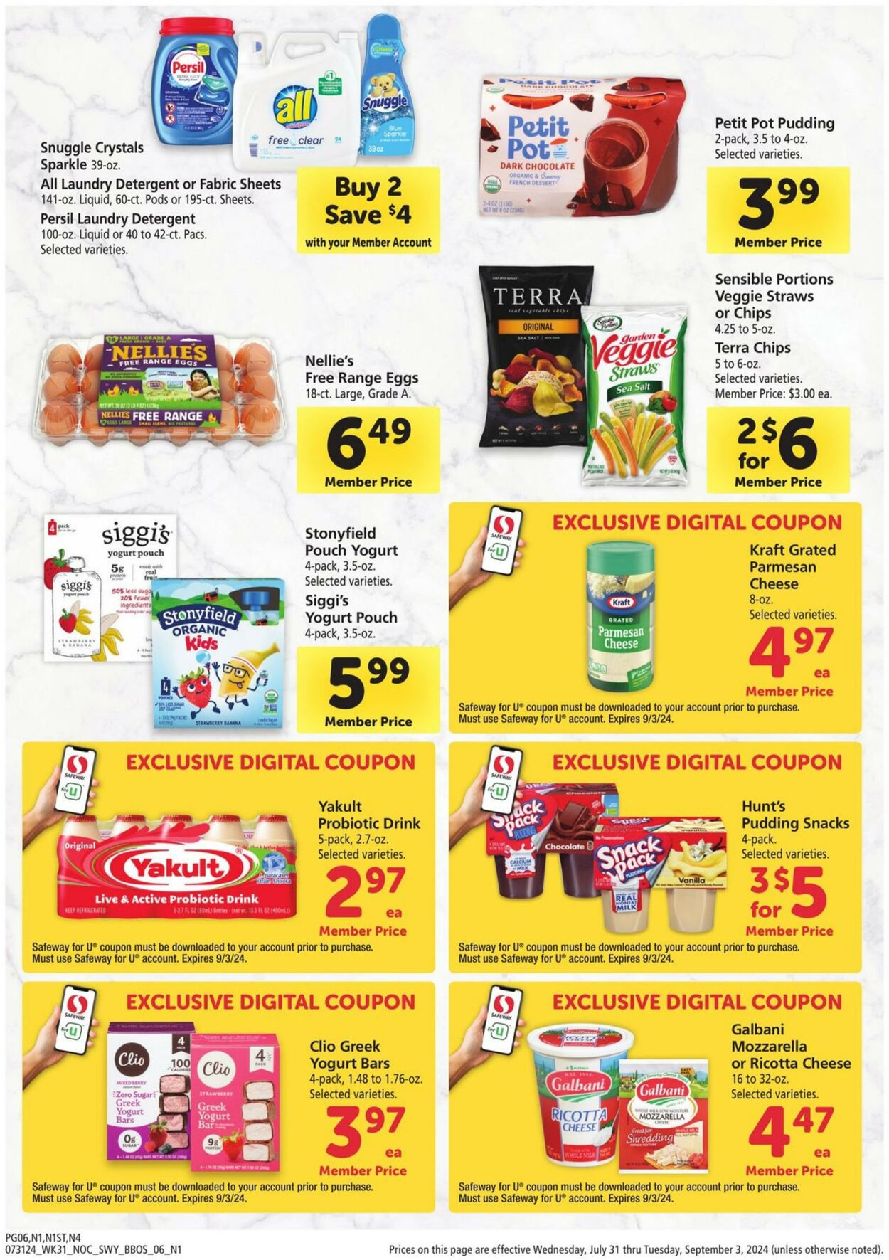 Weekly ad Safeway 07/31/2024 - 09/03/2024