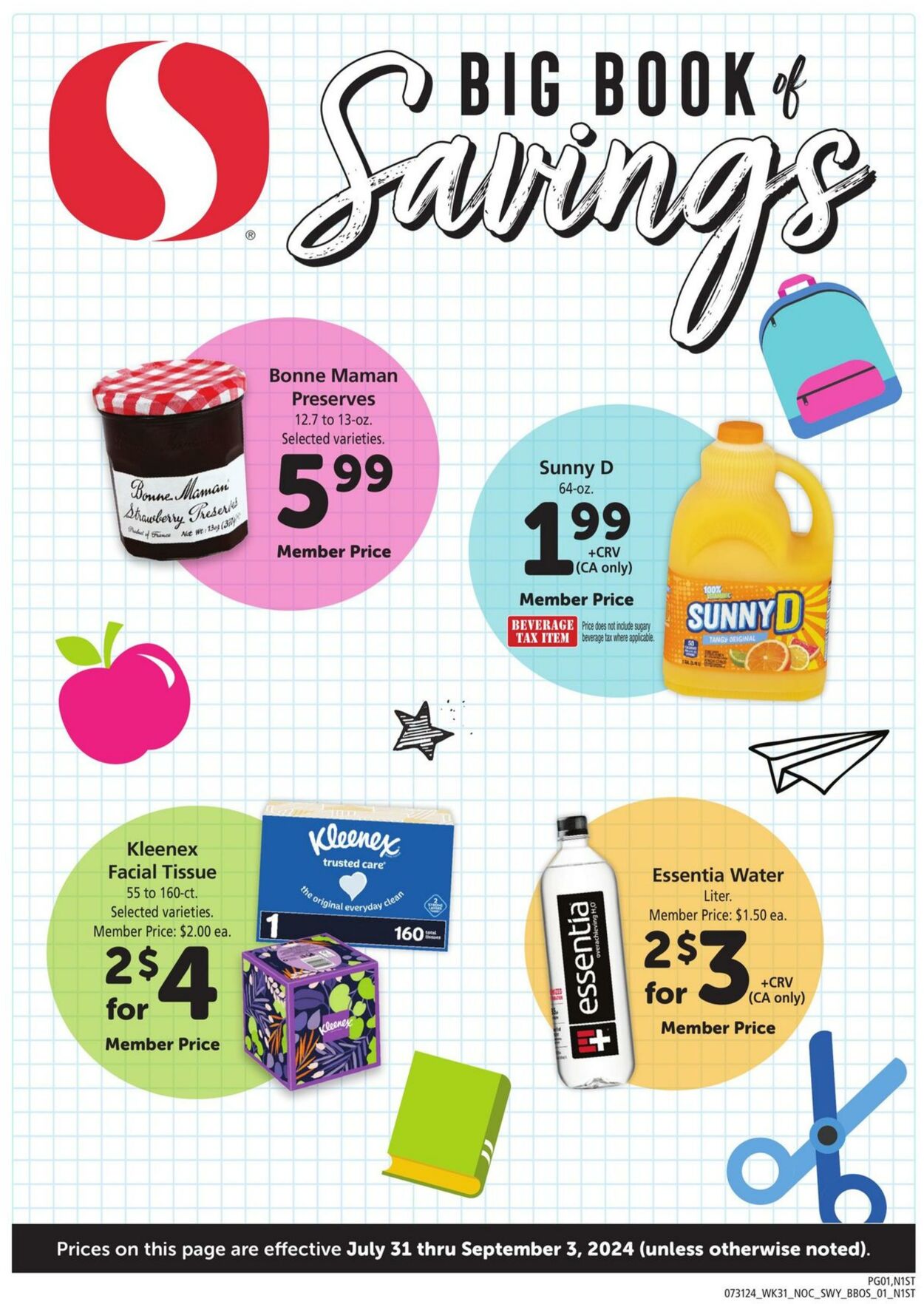 Weekly ad Safeway 07/31/2024 - 09/03/2024