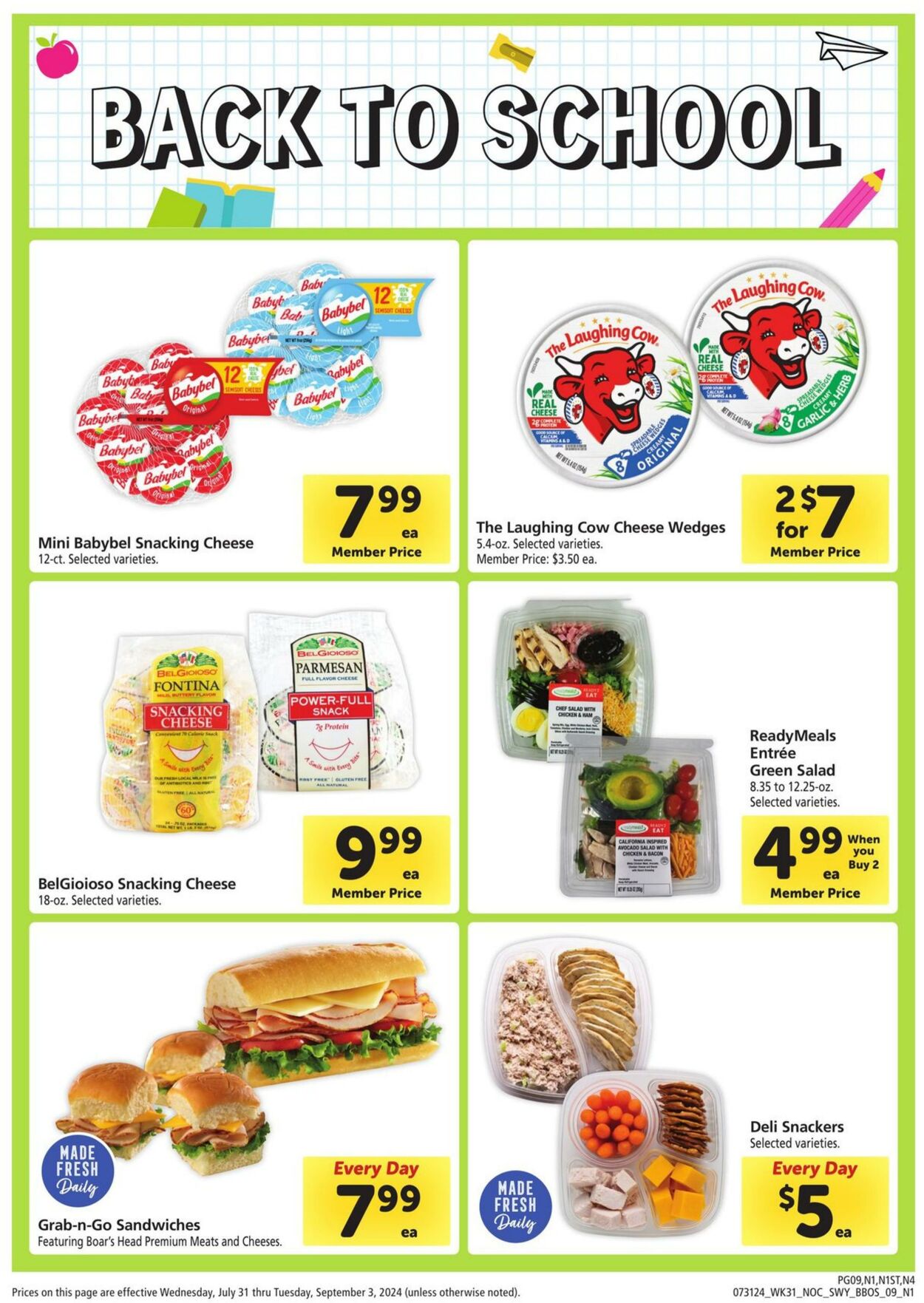 Weekly ad Safeway 07/31/2024 - 09/03/2024