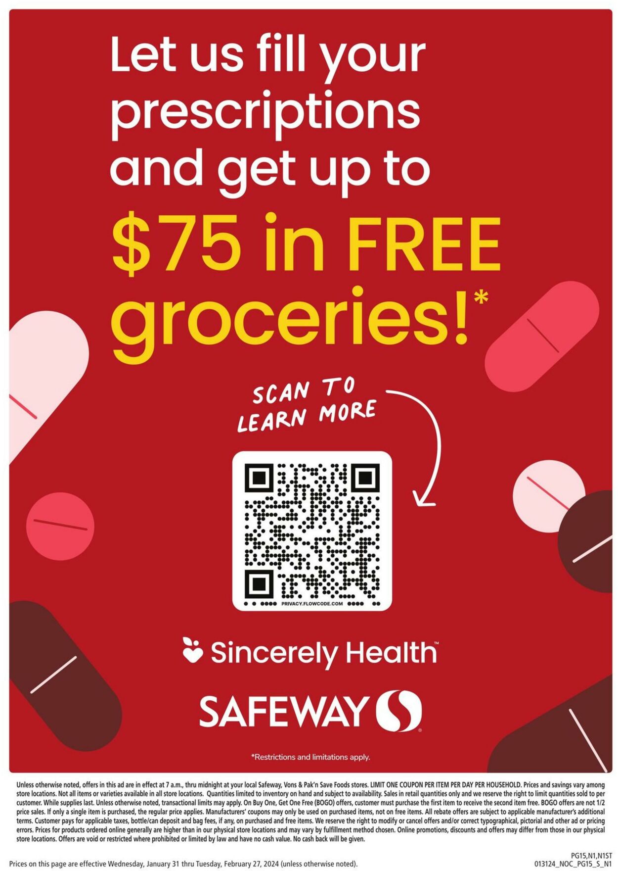 Weekly ad Safeway 01/31/2024 - 02/27/2024