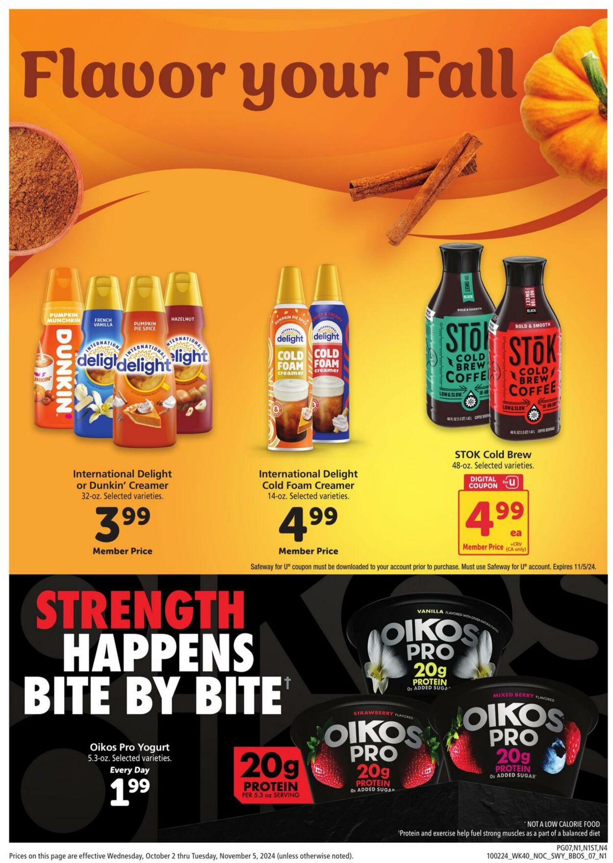 Weekly ad Safeway 10/02/2024 - 11/05/2024