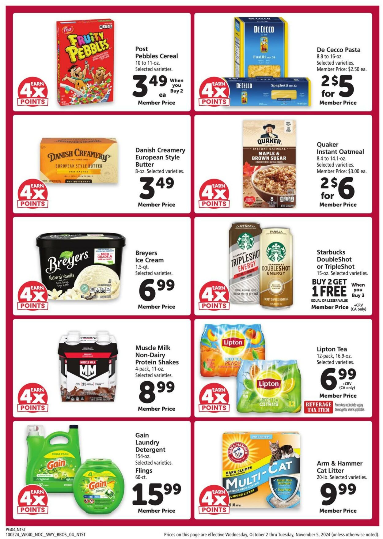 Weekly ad Safeway 10/02/2024 - 11/05/2024