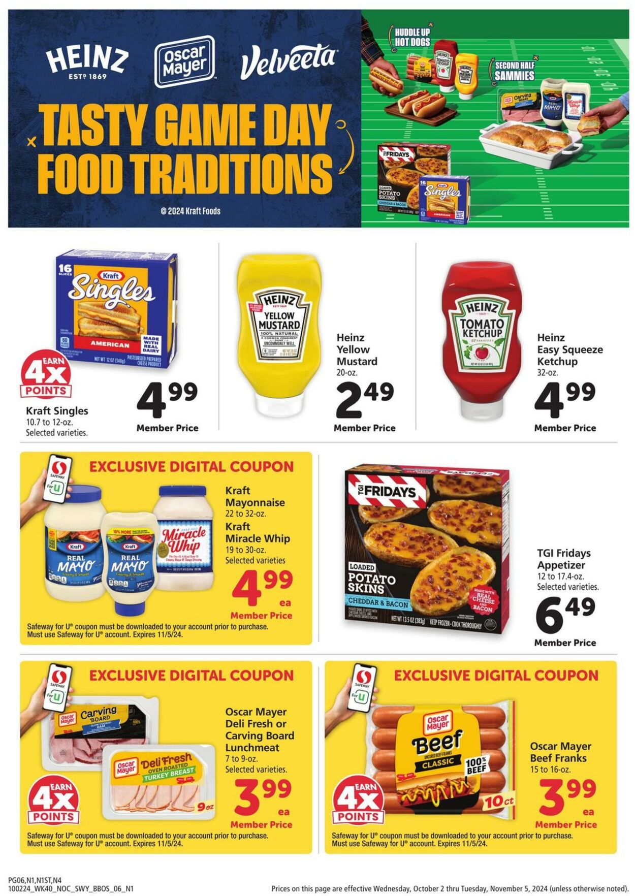 Weekly ad Safeway 10/02/2024 - 11/05/2024