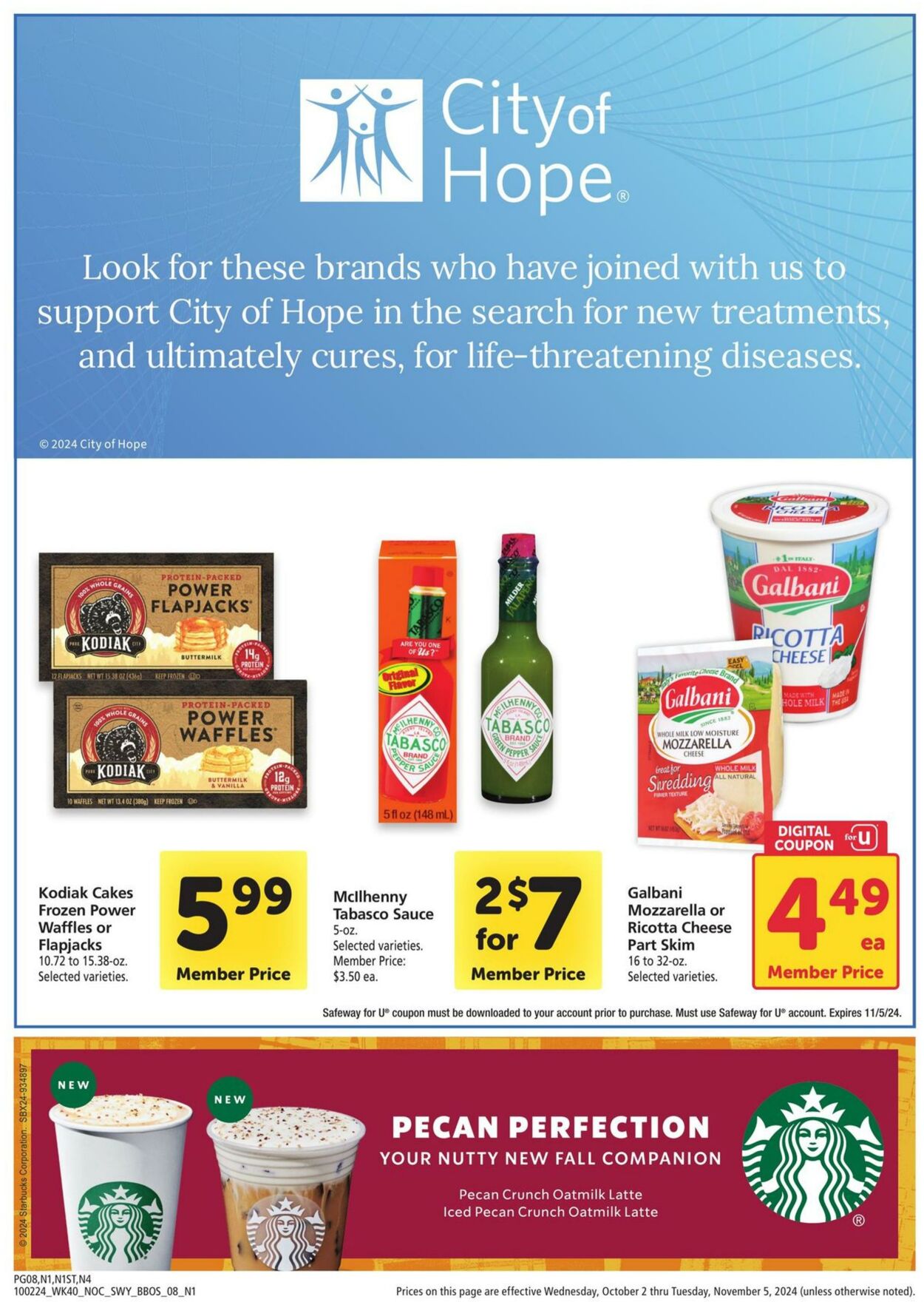 Weekly ad Safeway 10/02/2024 - 11/05/2024