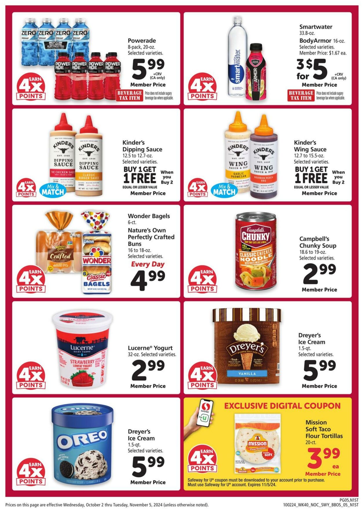 Weekly ad Safeway 10/02/2024 - 11/05/2024