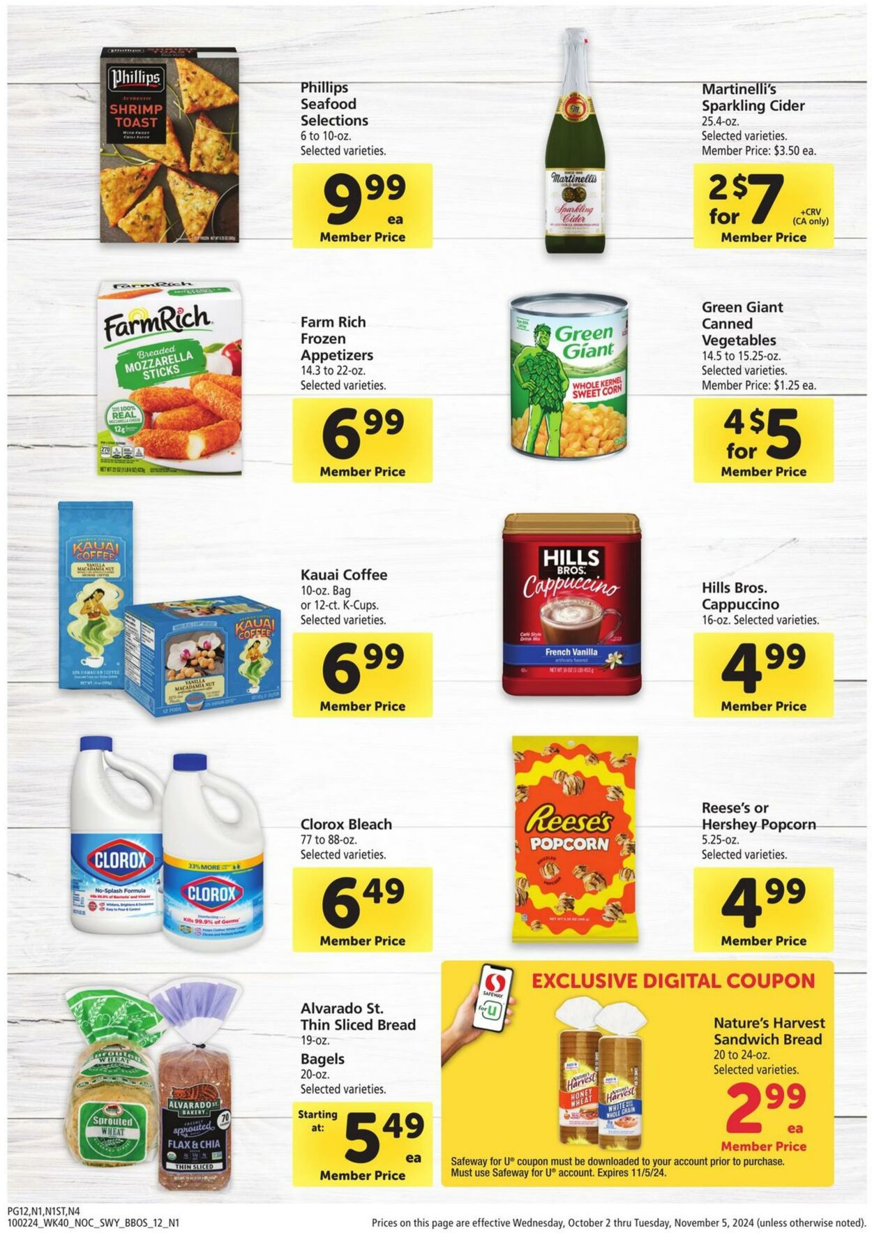 Weekly ad Safeway 10/02/2024 - 11/05/2024