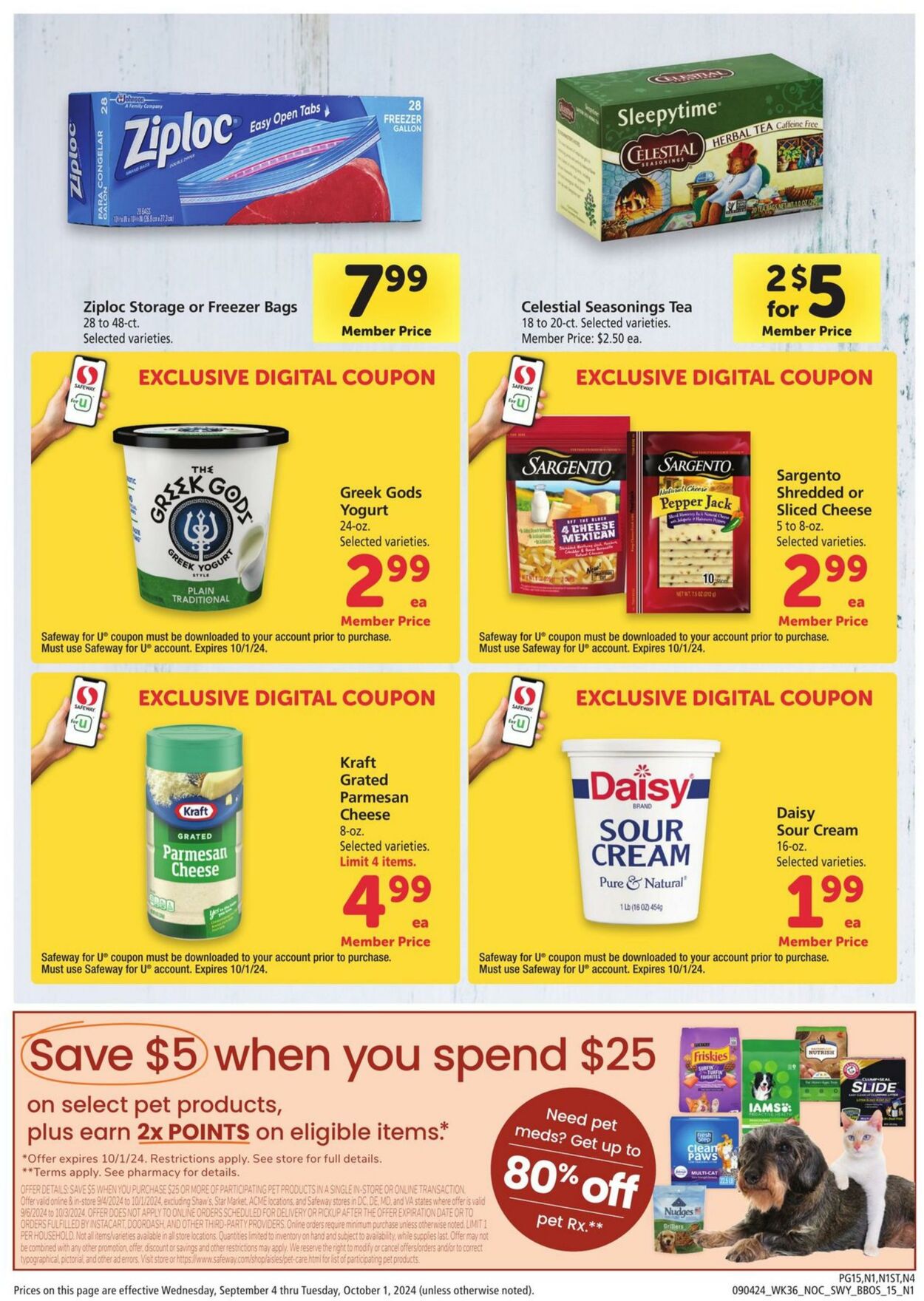 Weekly ad Safeway 09/04/2024 - 10/01/2024