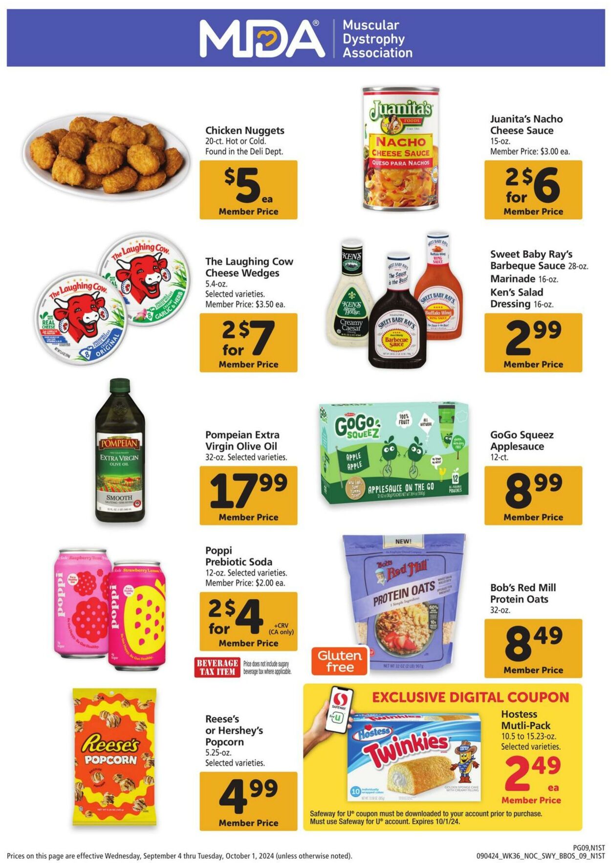 Weekly ad Safeway 09/04/2024 - 10/01/2024