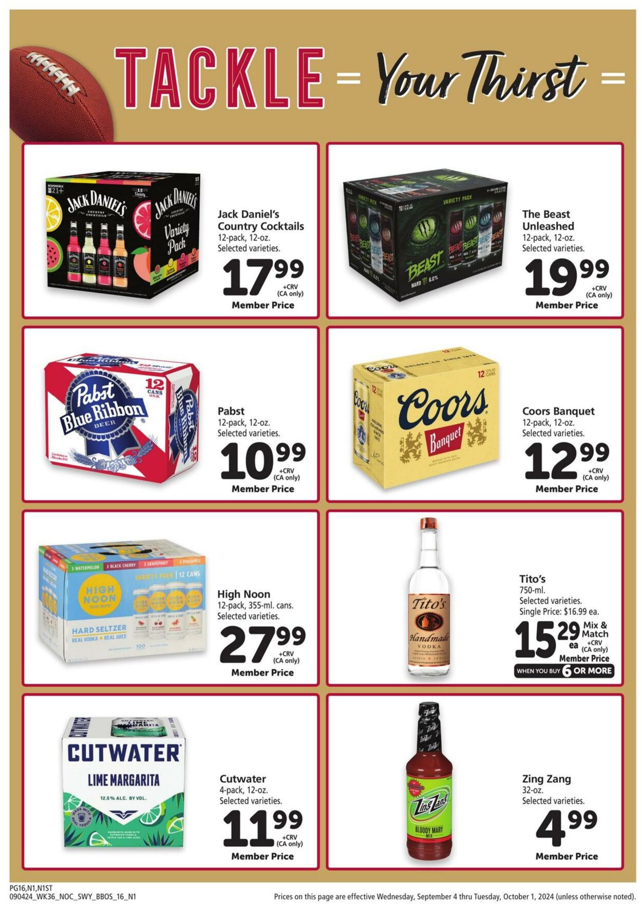 Weekly ad Safeway 09/04/2024 - 10/01/2024