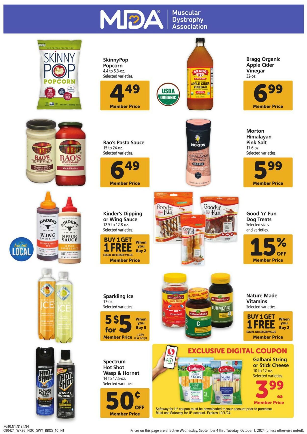 Weekly ad Safeway 09/04/2024 - 10/01/2024