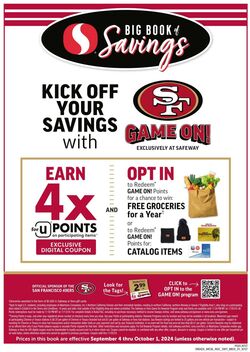 Weekly ad Safeway 07/31/2024 - 09/03/2024