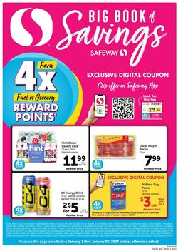 Weekly ad Safeway 01/03/2024 - 01/30/2024