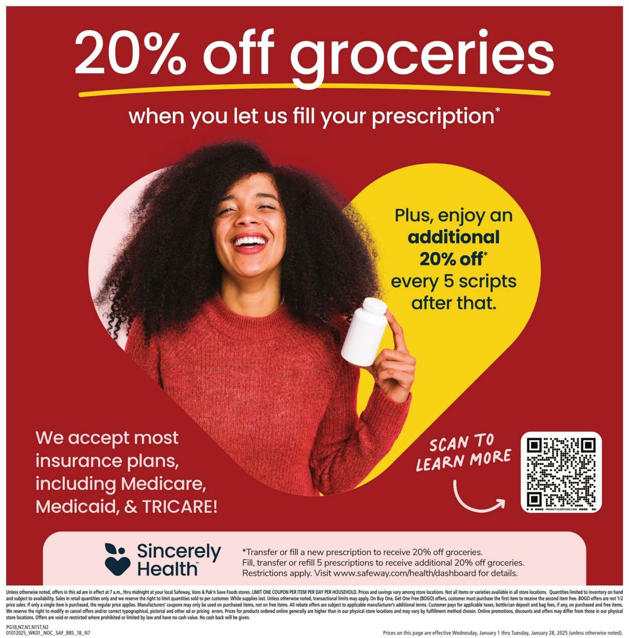 Weekly ad Safeway 01/01/2025 - 01/28/2025