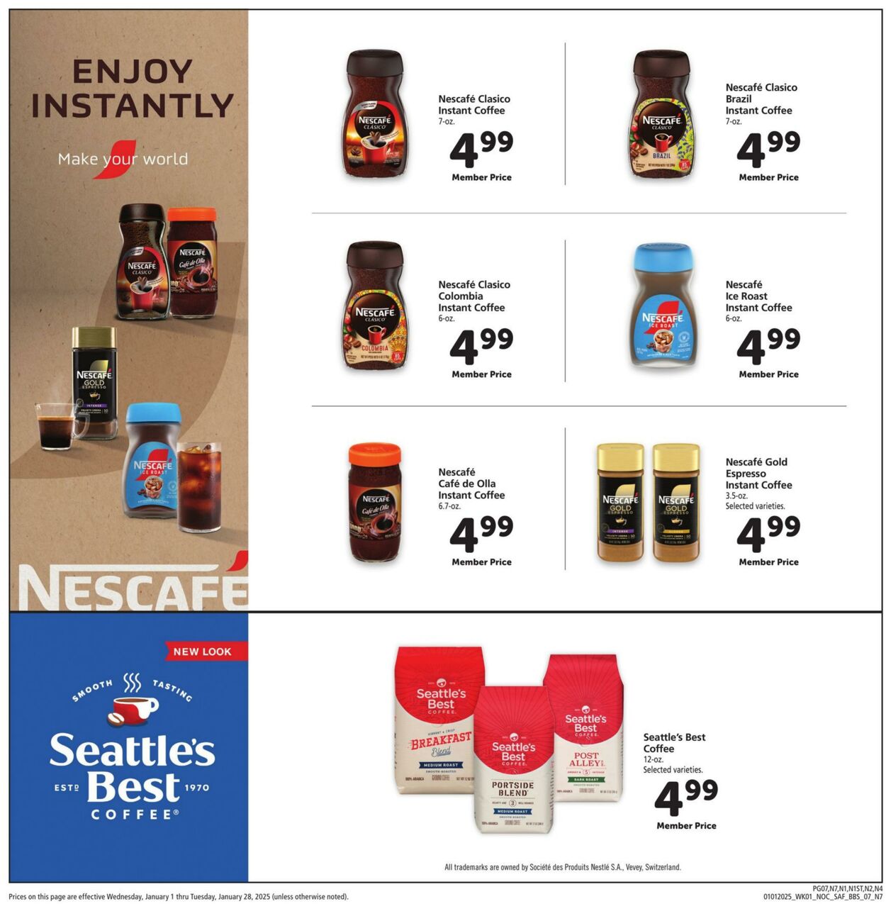 Weekly ad Safeway 01/01/2025 - 01/28/2025