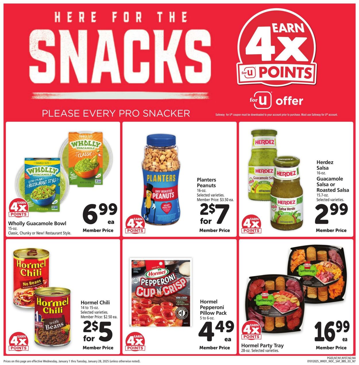 Weekly ad Safeway 01/01/2025 - 01/28/2025