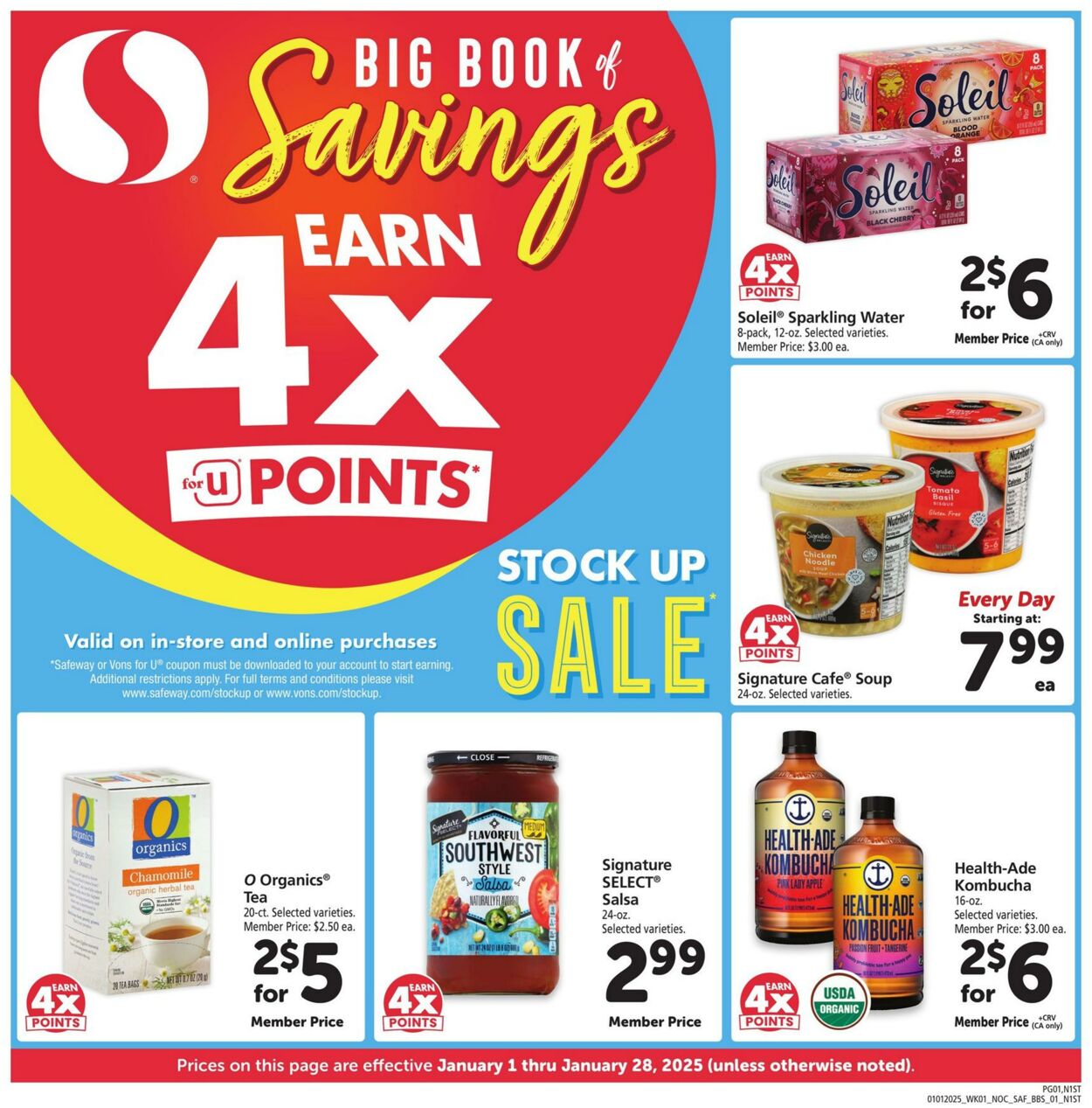 Weekly ad Safeway 01/01/2025 - 01/28/2025