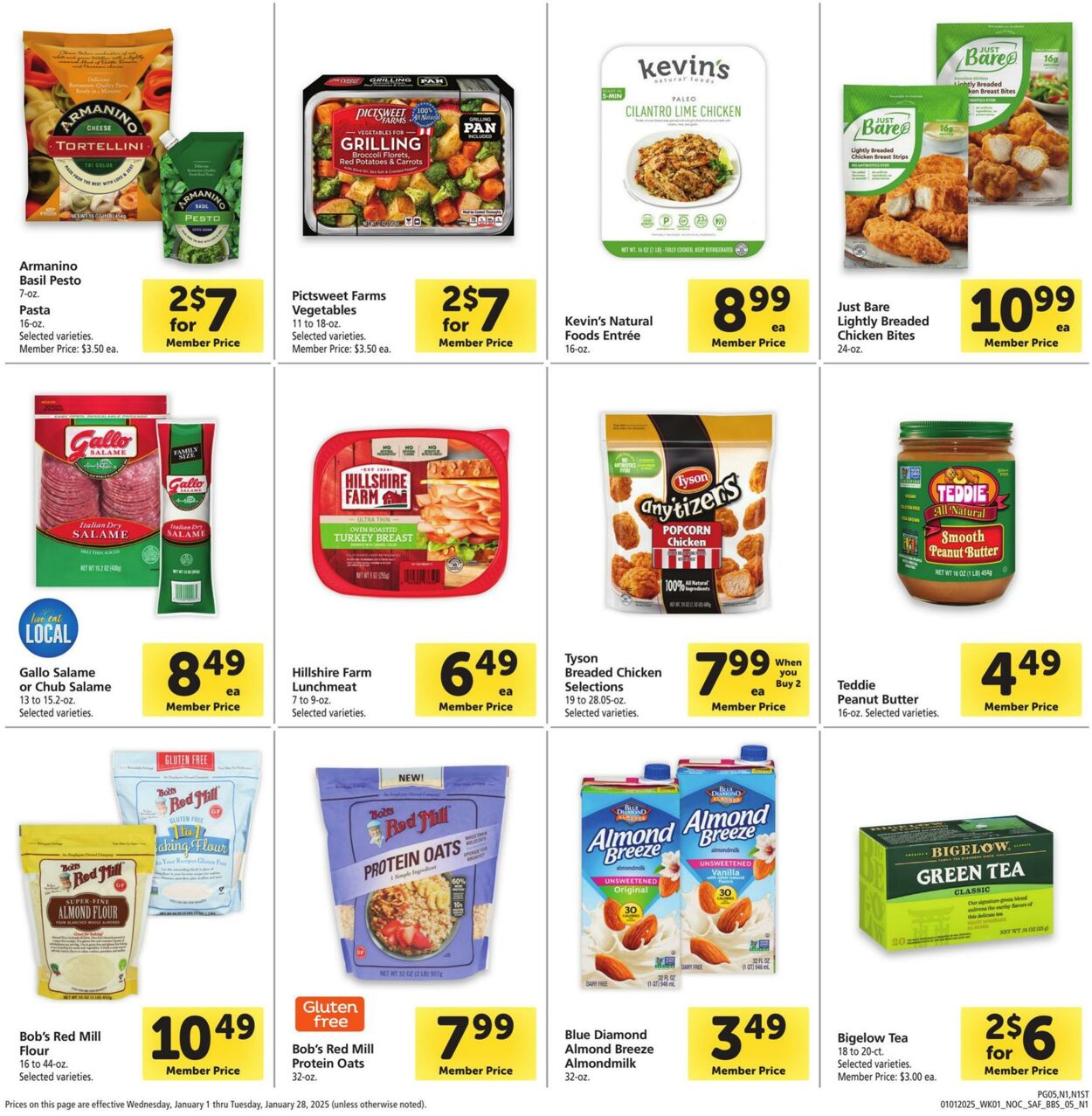 Weekly ad Safeway 01/01/2025 - 01/28/2025