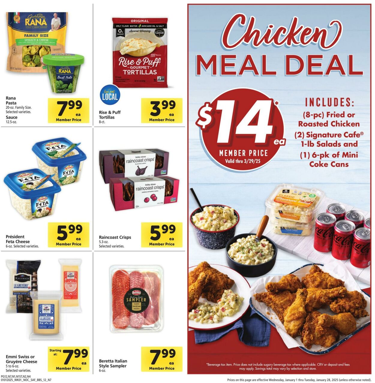 Weekly ad Safeway 01/01/2025 - 01/28/2025