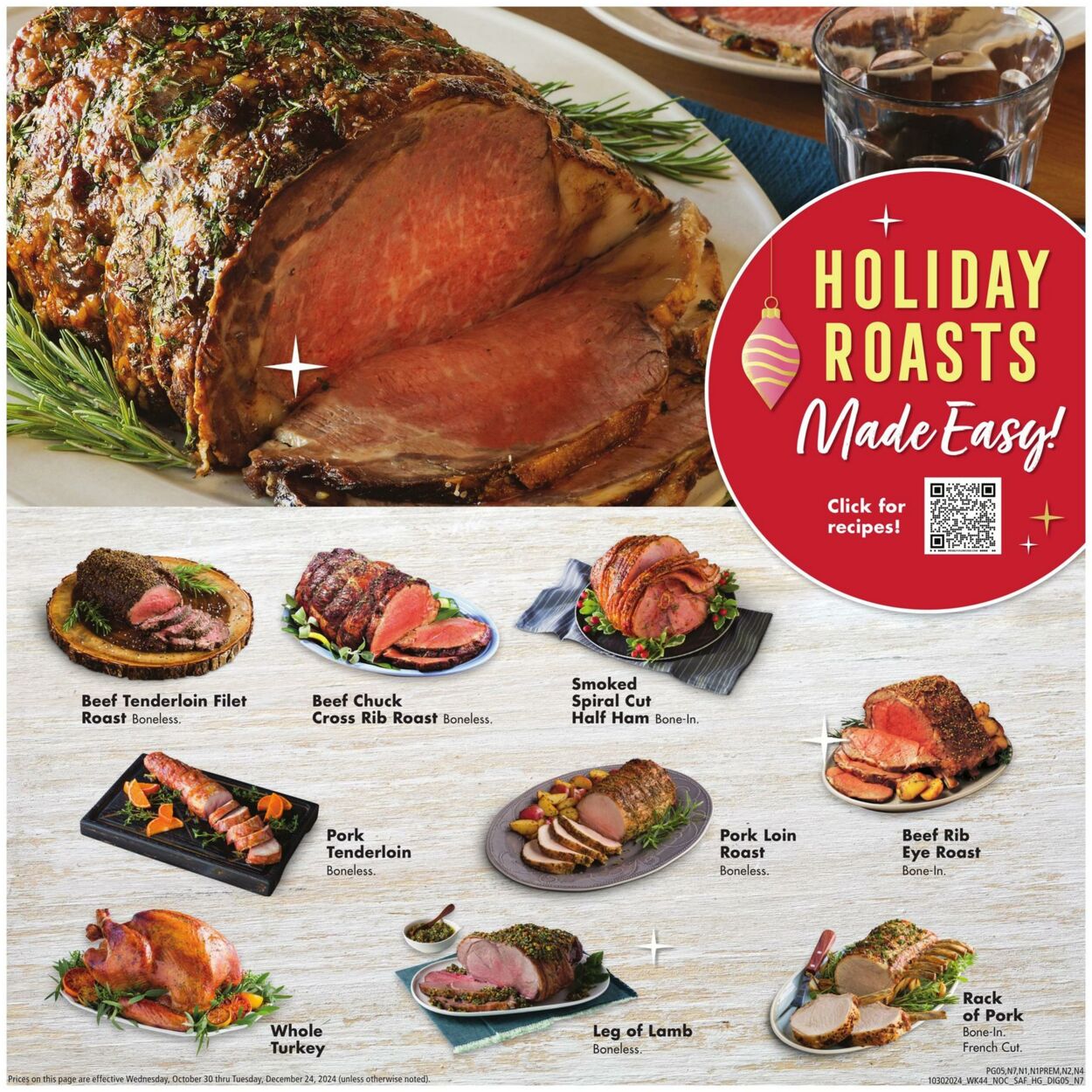 Weekly ad Safeway 10/30/2024 - 12/24/2024