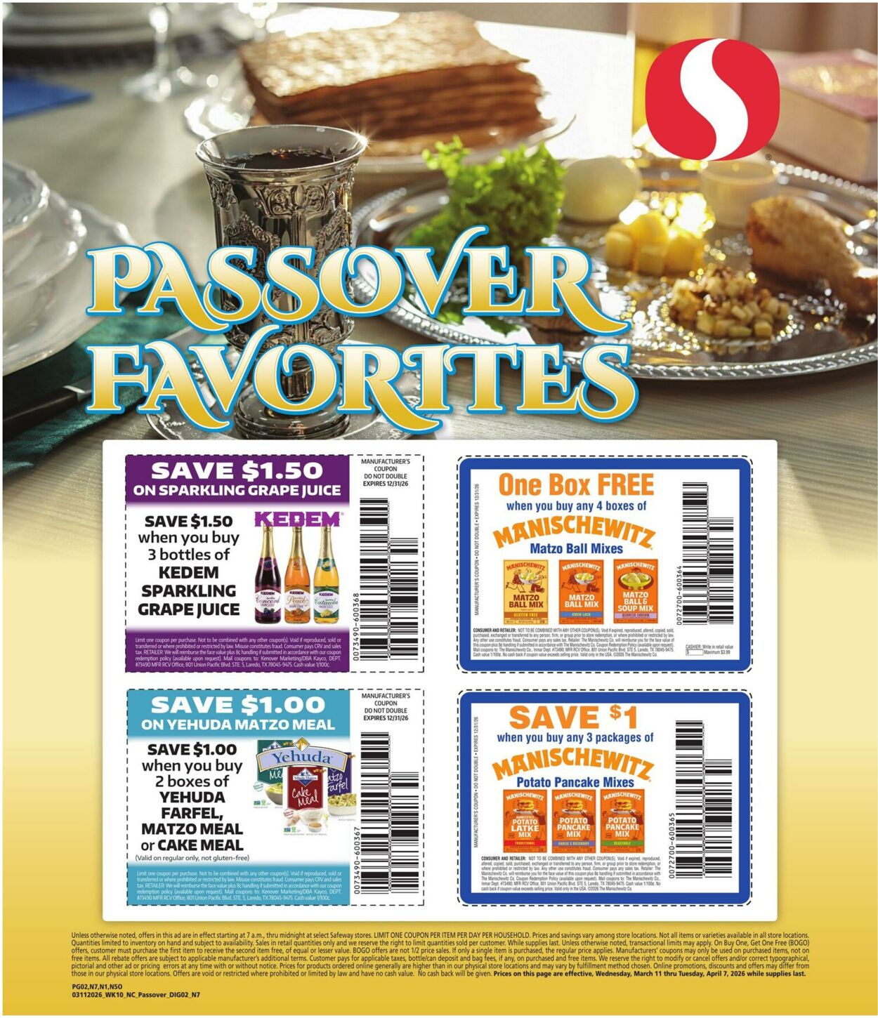 Weekly ad Safeway 03/11/2026 - 04/07/2026