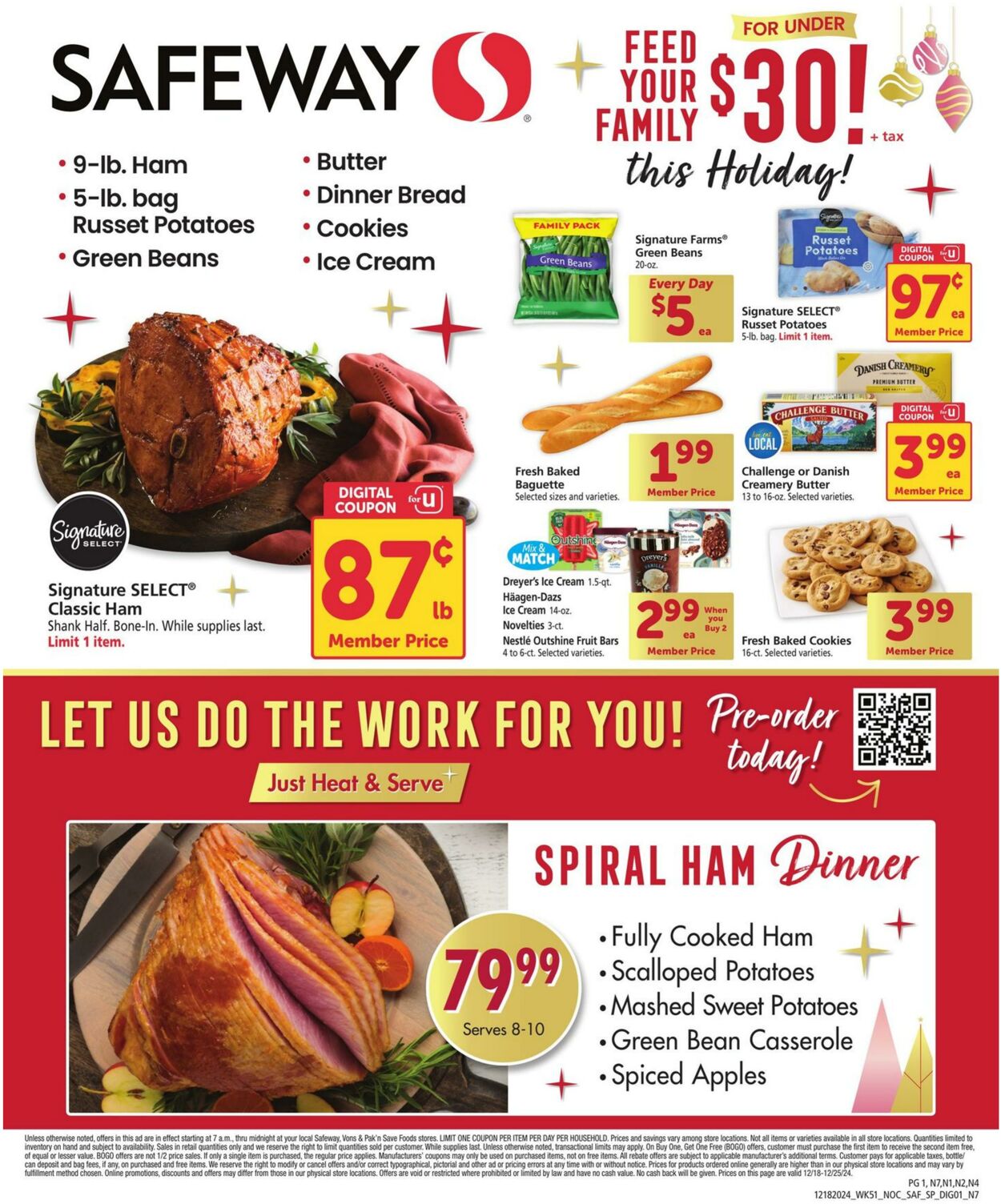 Weekly ad Safeway 12/18/2024 - 12/25/2024