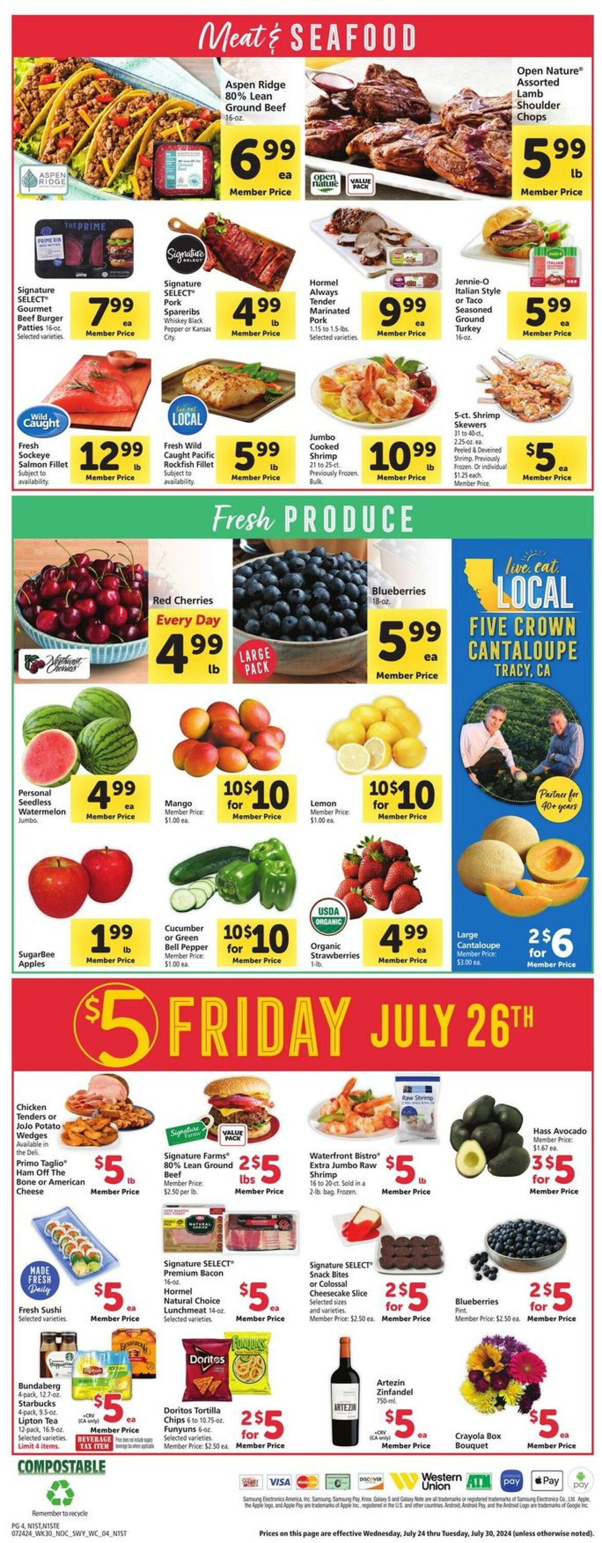 Weekly ad Safeway 07/24/2024 - 07/30/2024