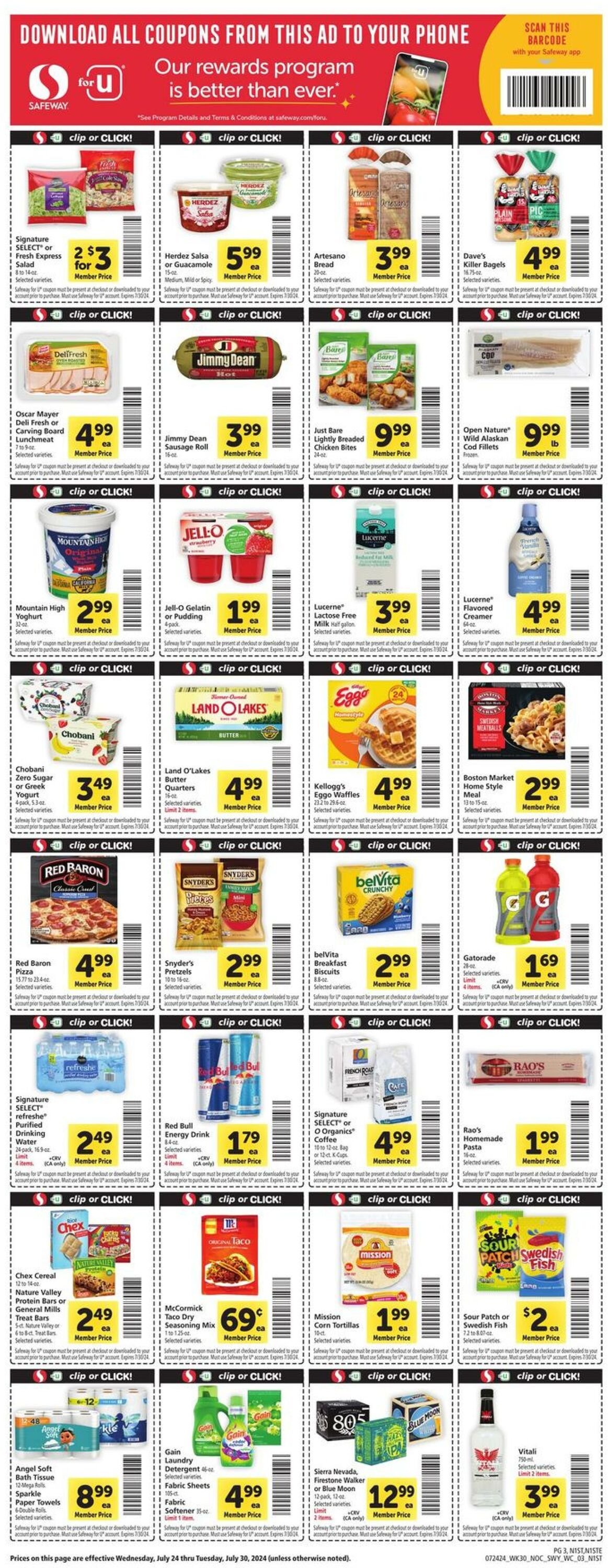 Weekly ad Safeway 07/24/2024 - 07/30/2024