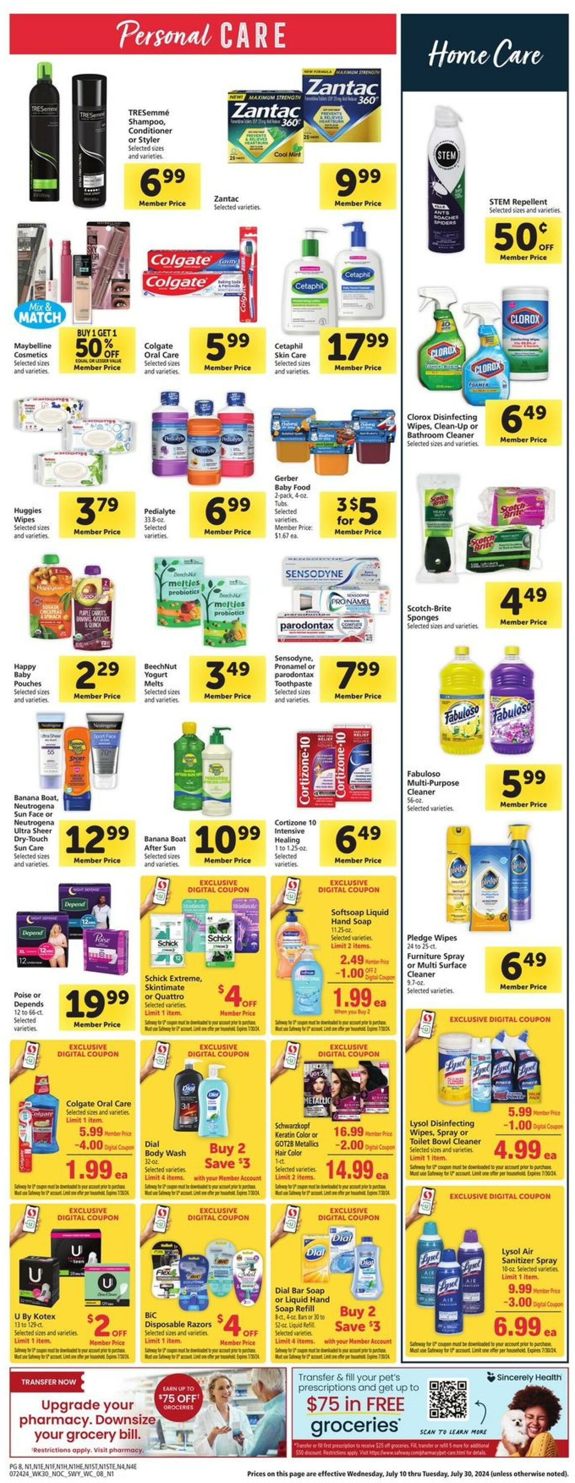 Weekly ad Safeway 07/24/2024 - 07/30/2024