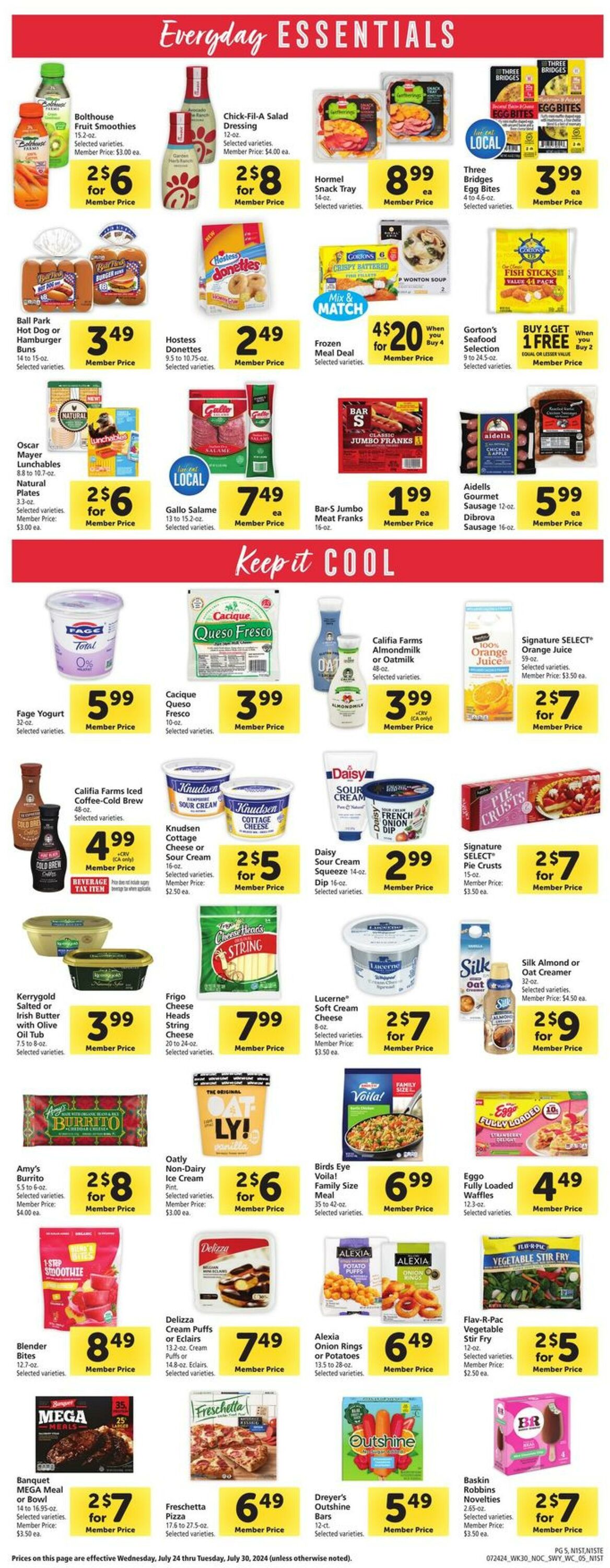 Weekly ad Safeway 07/24/2024 - 07/30/2024