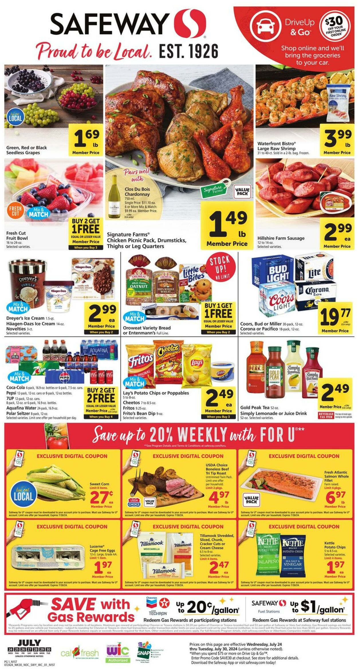 Weekly ad Safeway 07/24/2024 - 07/30/2024