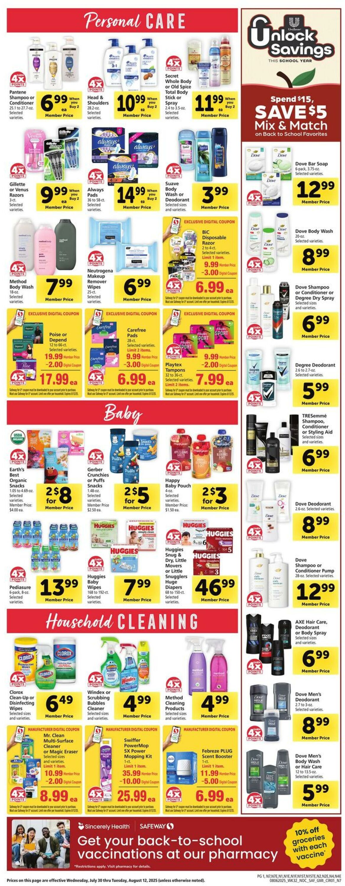 Weekly ad Safeway 08/06/2025 - 08/12/2025