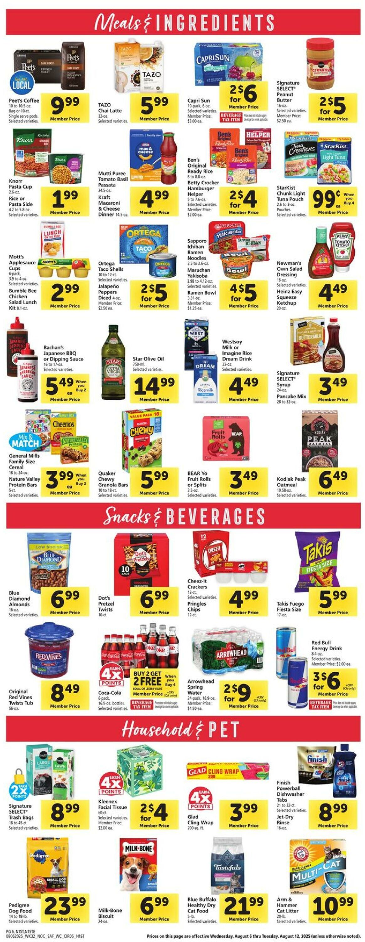 Weekly ad Safeway 08/06/2025 - 08/12/2025