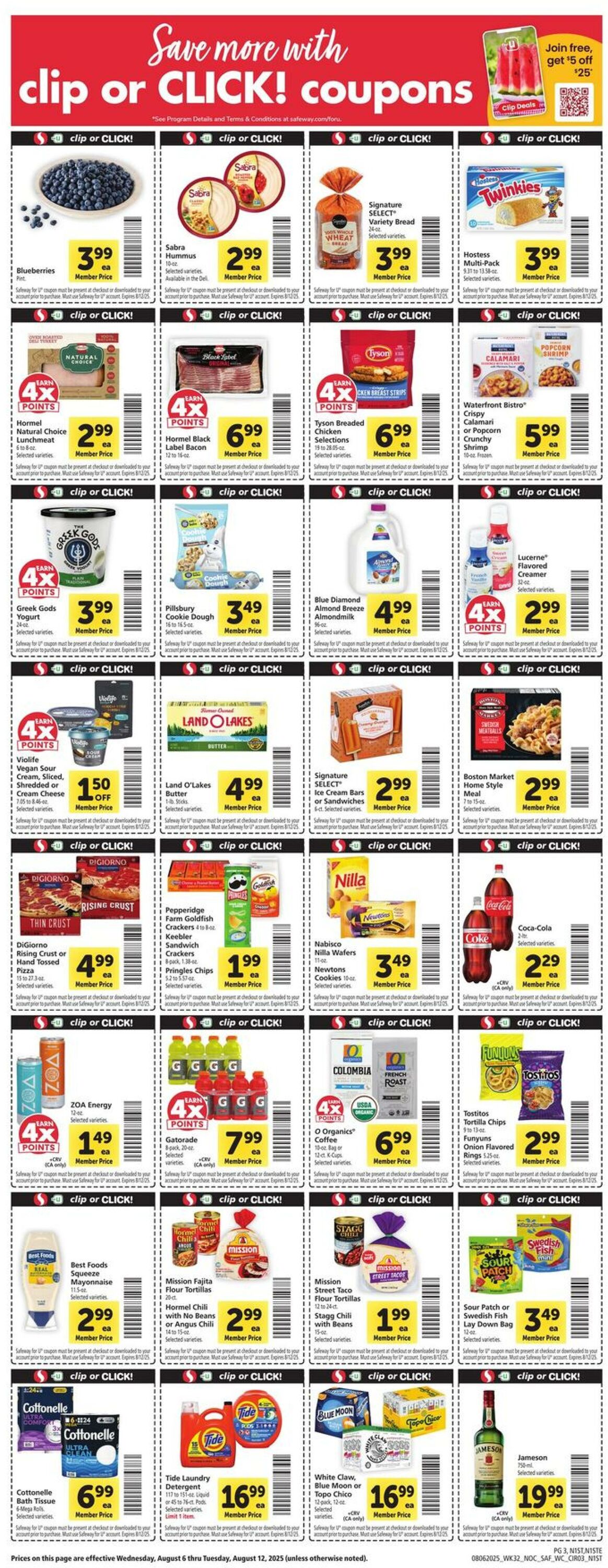 Weekly ad Safeway 08/06/2025 - 08/12/2025