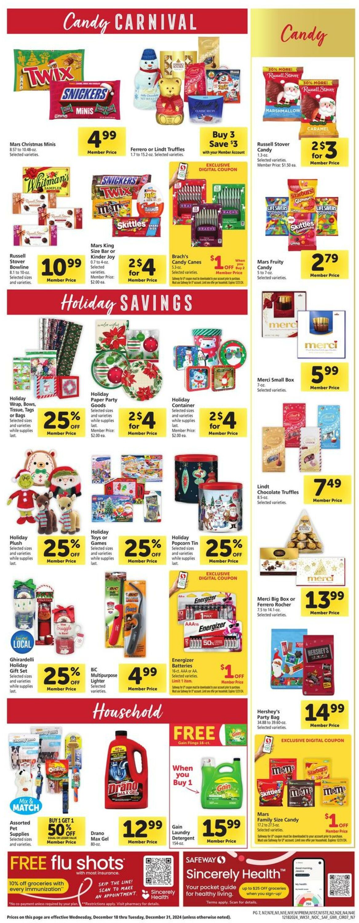 Weekly ad Safeway 12/18/2024 - 12/24/2024