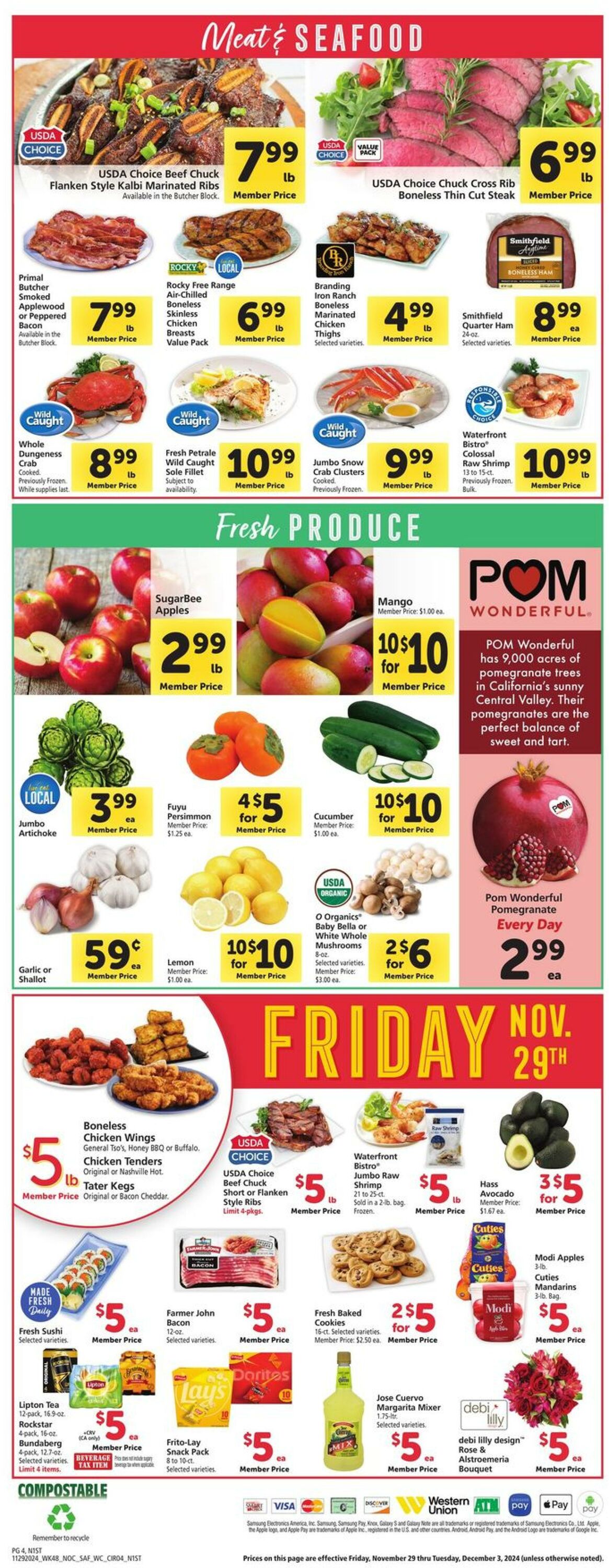 Weekly ad Safeway 11/29/2024 - 12/03/2024