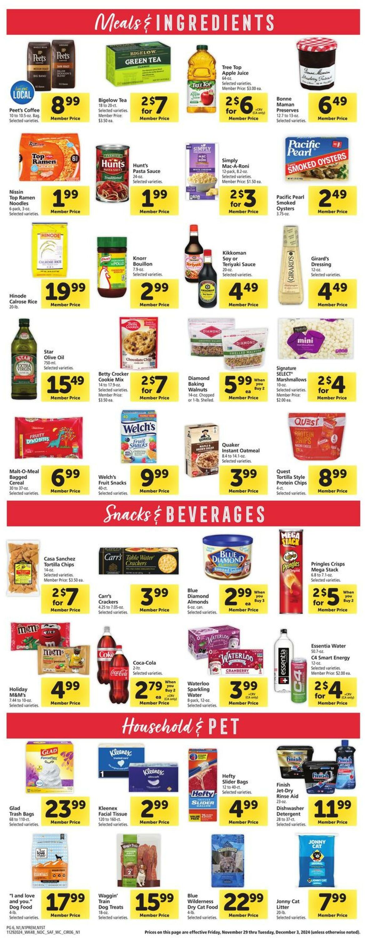 Weekly ad Safeway 11/29/2024 - 12/03/2024