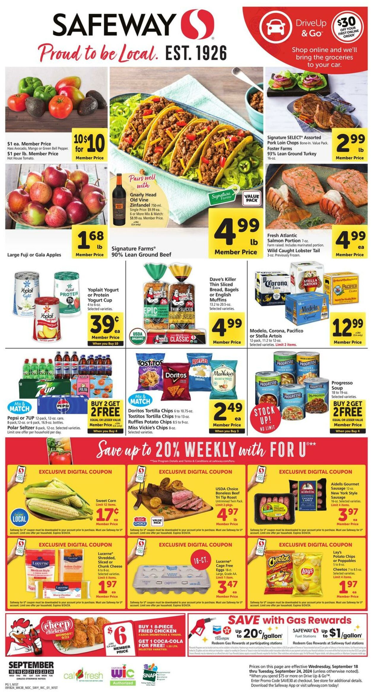 Weekly ad Safeway 09/18/2024 - 09/24/2024