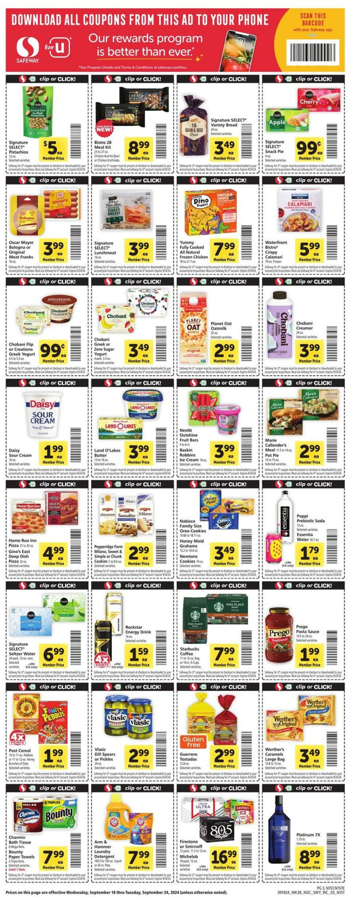 Weekly ad Safeway 09/18/2024 - 09/24/2024