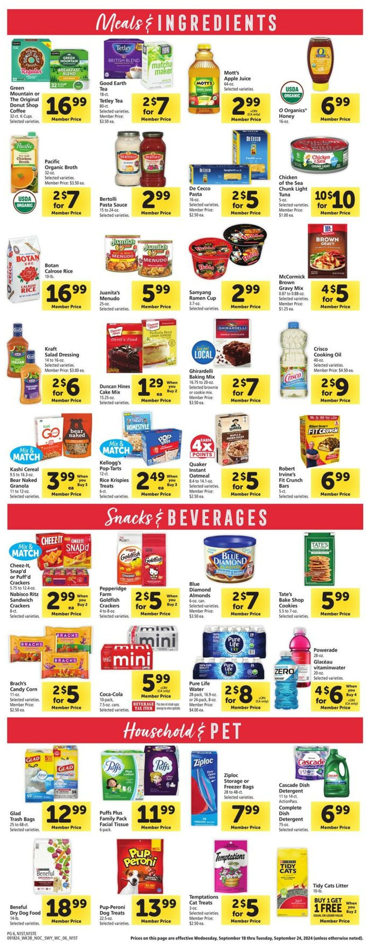 Weekly ad Safeway 09/18/2024 - 09/24/2024