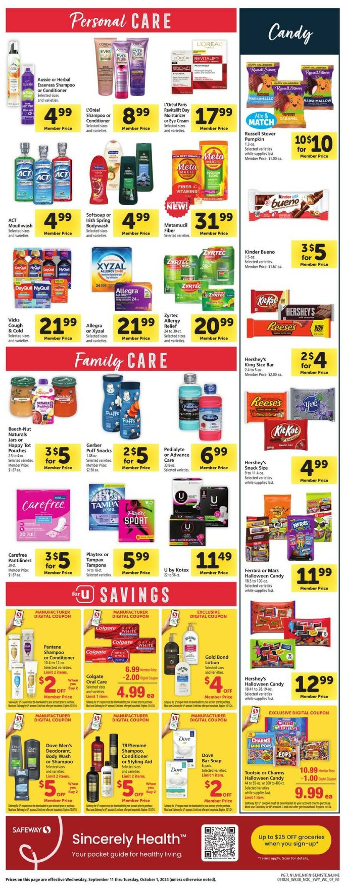 Weekly ad Safeway 09/18/2024 - 09/24/2024