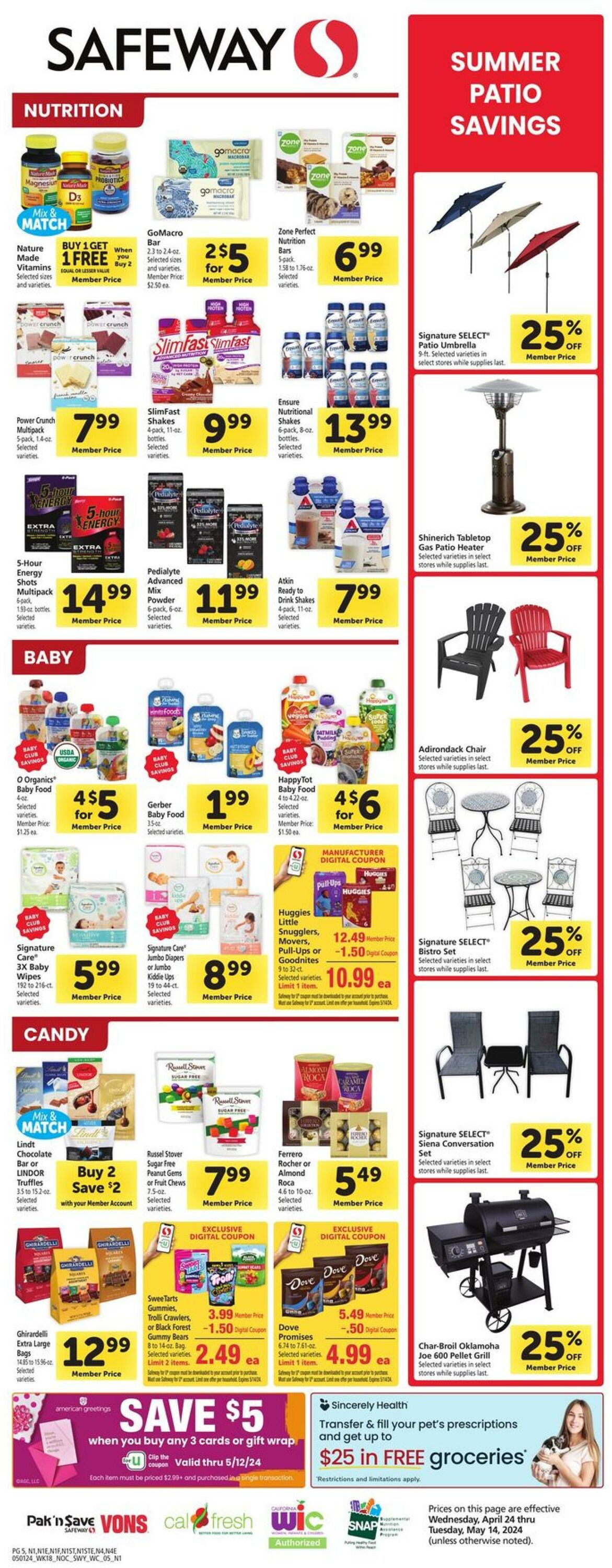 Weekly ad Safeway 05/01/2024 - 05/07/2024