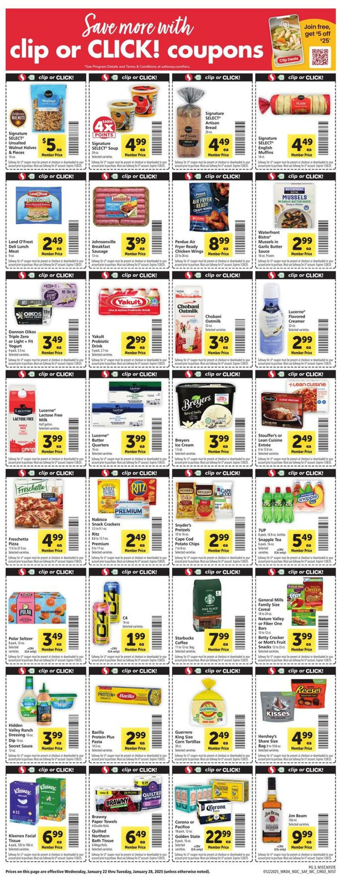 Weekly ad Safeway 01/22/2025 - 01/28/2025