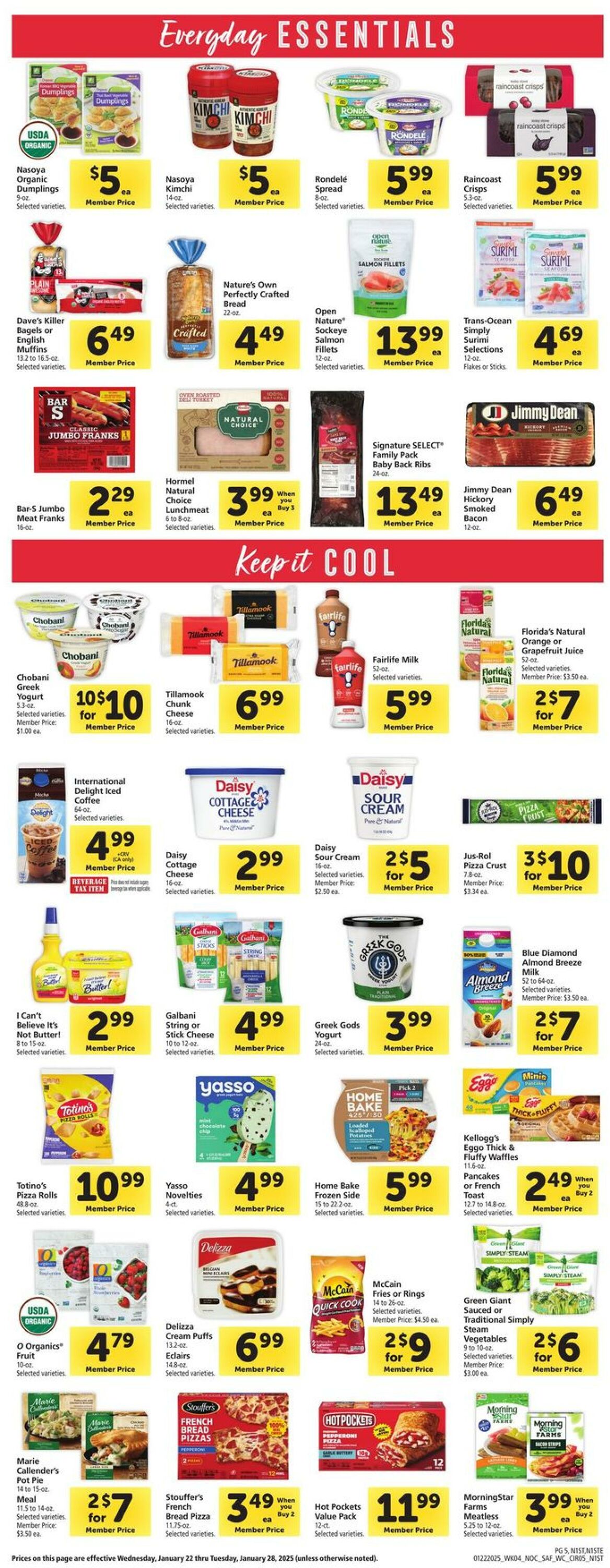 Weekly ad Safeway 01/22/2025 - 01/28/2025