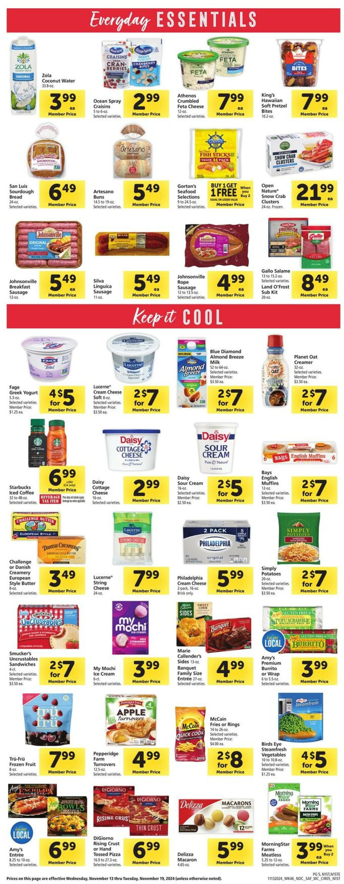 Weekly ad Safeway 11/13/2024 - 11/19/2024