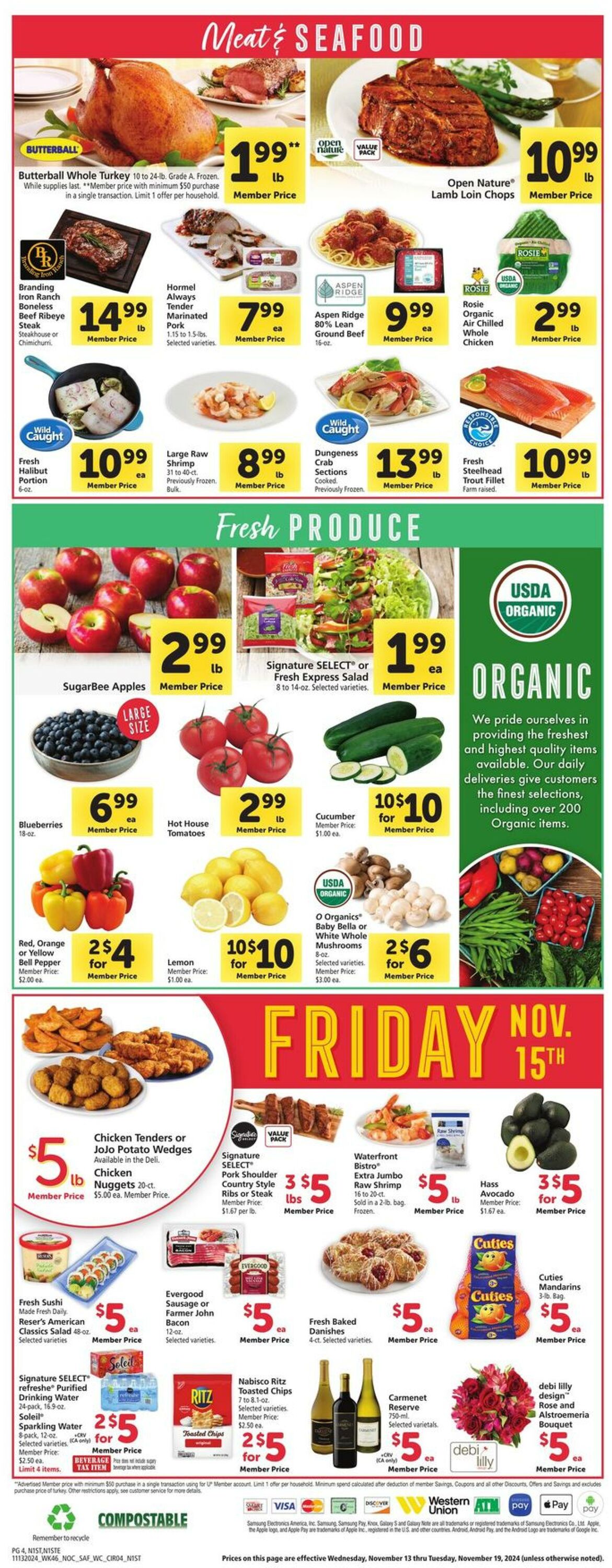 Weekly ad Safeway 11/13/2024 - 11/19/2024